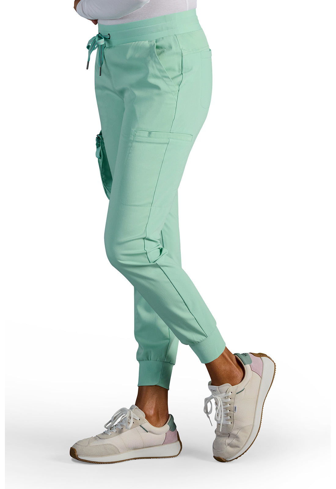 Pantalón deportivo Vanessa de tiro medio en color salvia del desierto HH X DR KWANE
