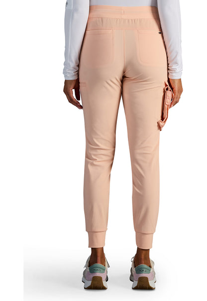 Vanessa Mid Rise Jogger in Peach Cloud HH X DR KWANE