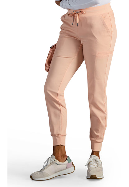 Vanessa Mid Rise Jogger in Peach Cloud HH X DR KWANE