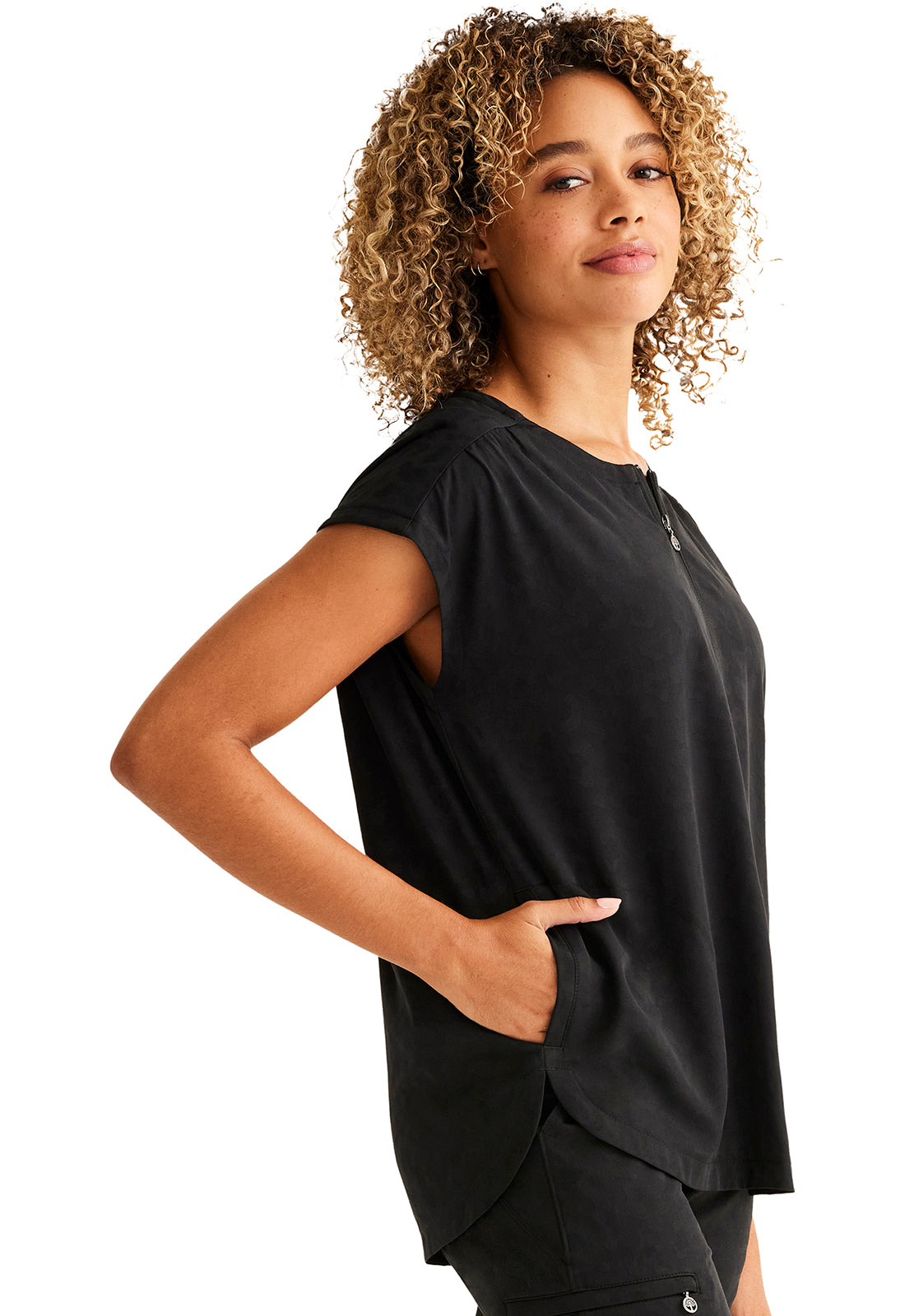 Top Jayden de Healing Hands Purple Label en JACQUARD en negro