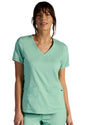 Vivian V-Neck Top in Desert Sage HH X DR KWANE