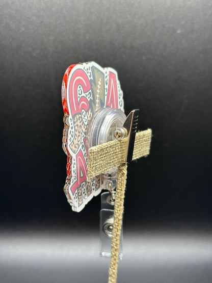 Alabama Football Leopard Badge Reel