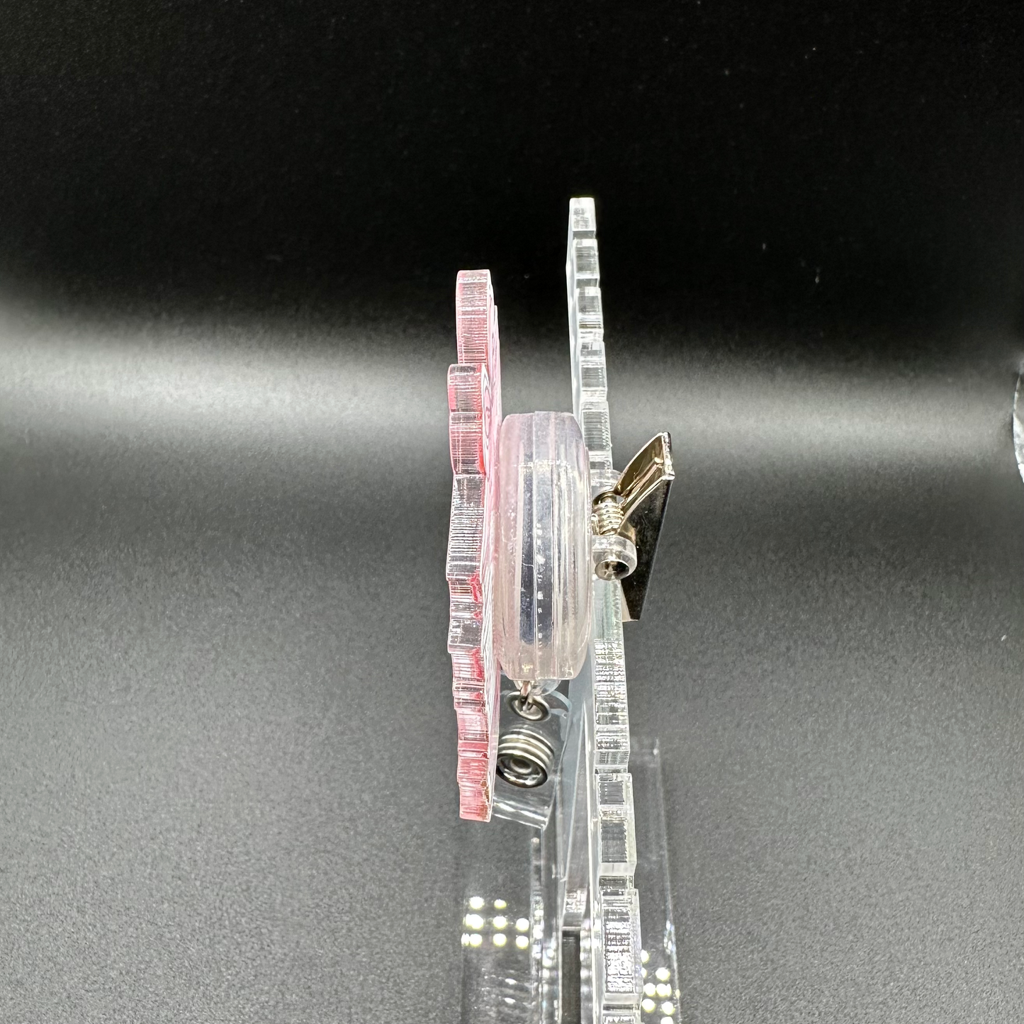 Stack of Books Acrylic Badge Holder