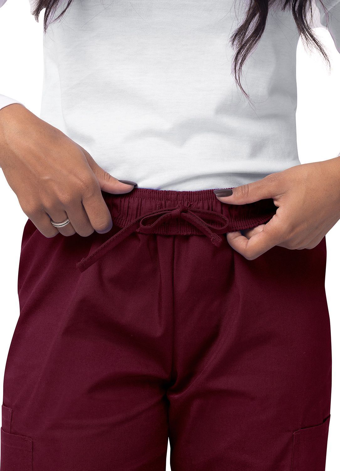Women's Mock Wrap Top/Cargo Pant Scrub Set
Sivvan Collection